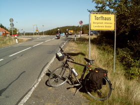 Torfhaus, westliche Ortseinfahrt