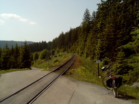 veraltete Höhenangabe an der Brockenbahn