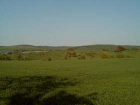 Blick von Südwesten auf den Hildesheimer Wald