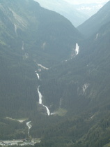 Zoom auf die Krimmler Wasserfälle