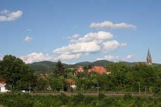 Blick nach Osten über Herzberg am Harz