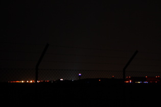 südwestlich des Flughafens Hannover, Zoom auf die Lichtverschmutzung