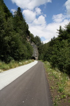 auf italienischer Seite gibt es den neuen Brennerradweg, …