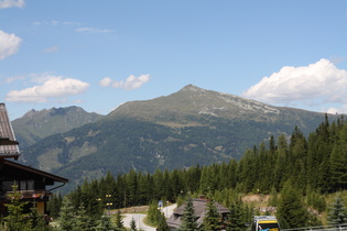 Katschberghöhe, Ort; Blick auf den Schareck und den Speiereck