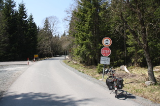 Fahrradfahrspaßstraße voraus