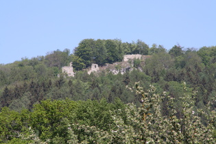 Zoom auf die Burgruine Frauenstein