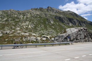 Gotthardpass, Passhöhe, Blick nach Osten