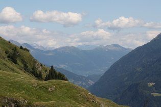 Gotthardpass, Südrampe, Blick ins Valle Leventina