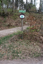 Hinweisschild "Rennsteig-Radweg"