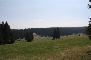 Oberhof, Blick vom südlichen Ortsrand nach Süden