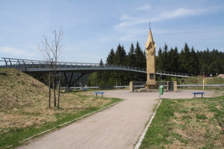 das "Rondell" am Rennsteig bei Oberhof