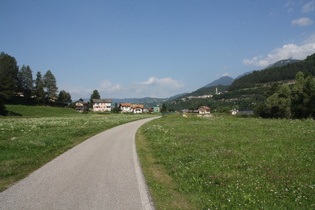 Morgenstimmung im Val di Fiemme, Blick nach Westen