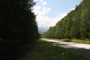 Brennerradweg, Blick nach Osten