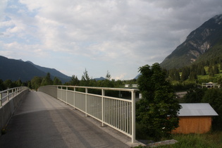 Loisachtal nördlich von Garmisch-Partenkirchen, Blick nach Norden
