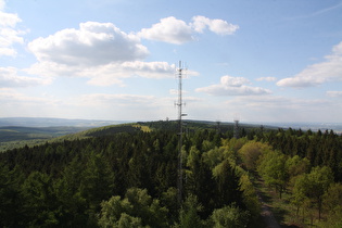 Blick über den Deisterkamm nach Nordwesten