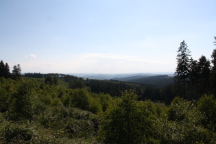 Abfahrt zwischen Hellefeld und Arnsberg, Blick nach Süden