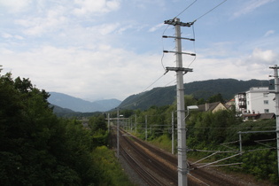 Blick von Warmbad Villach nach Süden Richtung Gailtal & Karawanken