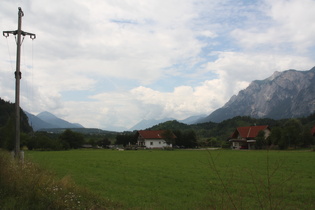 das Gailtal östlich von Arnoldstein, ganz im Hintergrund die Lienzer Dolomiten