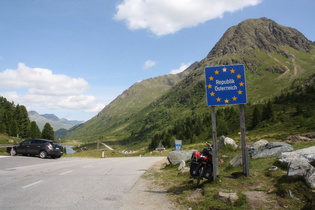 "Dach der Etappe": Staller Sattel — Staatsgrenze zwischen Österreich und Italien