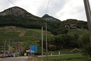 unterster Bereich der gemeinsamen Südrampe des Col des Mosses und des Col du Pillon