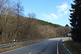 L504 zwischen Altenau und Torfhaus auf 500 m ü.NHN