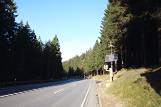 ein "Starenkasten" an der B4 in der Abfahrt nach Bad Harzburg