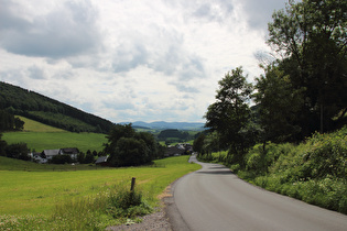 Pass zwischen Landenbeck und Kirchilpe, Südrampe