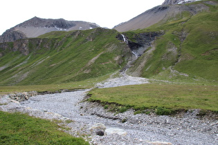 die Ova d'Alvra mit Wasserfall