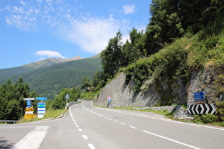 Hier trennen sich die Wege zum Passo del Tonale und zum Passo di Gavia entgültig.