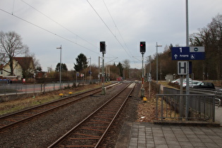 Bahnhof Egestorf, Blick nach Osten …