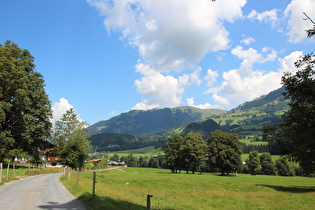 zwischen Kitzbühel und Jochberg, Blick nach Norden