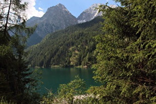 Antholzer See, dahinter Wildgall und Hochgall