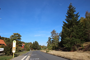 Ortsausfahrt Richtung Rammelsberg, Blick nach Norden