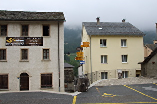Etappenstart in Simplon Dorf