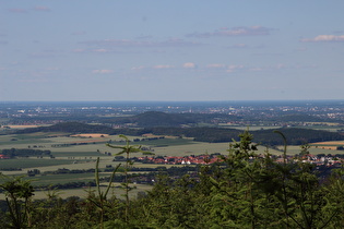 Zoom auf Gehrdener Berg und Benther Berg