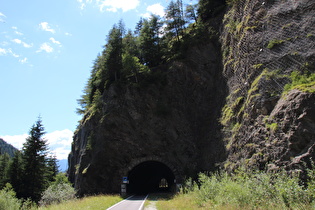 auf dem Brennerradweg vor der ersten Tunneldurchquerung der Tour