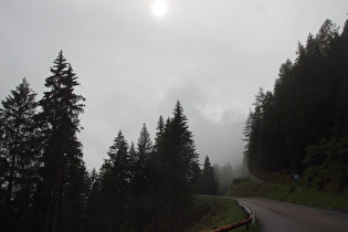 unterhalb des dichtesten Nebels, Blick talaufwärts, …