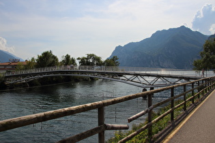 die unterste Brücke über die Sarca in Torbole