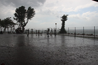 Starkregen und Sturm in Cisano