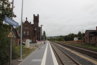 Tourstart am Bahnhof Stadtoldendorf