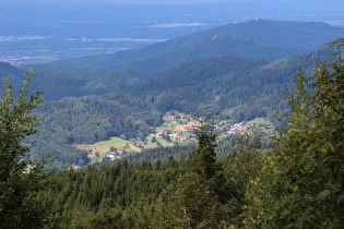 Zoom auf Büchelbach im Schwarzwald