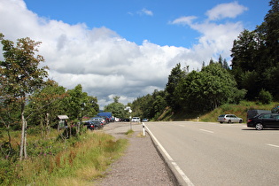 Feldbergpass, Passhöhe, Blick nach Nordosten