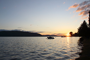 Sonnenuntergang über dem Überlinger See
