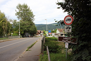 Staatsgrenze zwischen Lindau (Deutschland) und Hörbranz (Österreich), Blick nach Österreich …