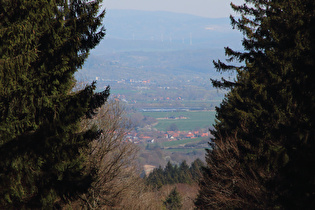 Zoom in das Einbeck-Markoldendorfer Becken, am Horizont der Harz