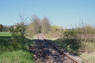 tote Bahnstrecke Voldagsen–Delligsen, Blick nach Norden …