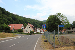 Oberschönau, westlicher Ortseingang
