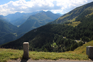Blick ins Gößnitztal in der Schobergruppe und zur Gletscherstraße