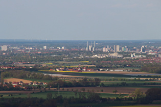 Zoom auf Heizkraftwerk Linden und Ihme-Zentrum
