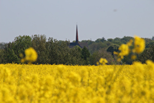 Zoom auf die Klosterkirche Amelungsborn